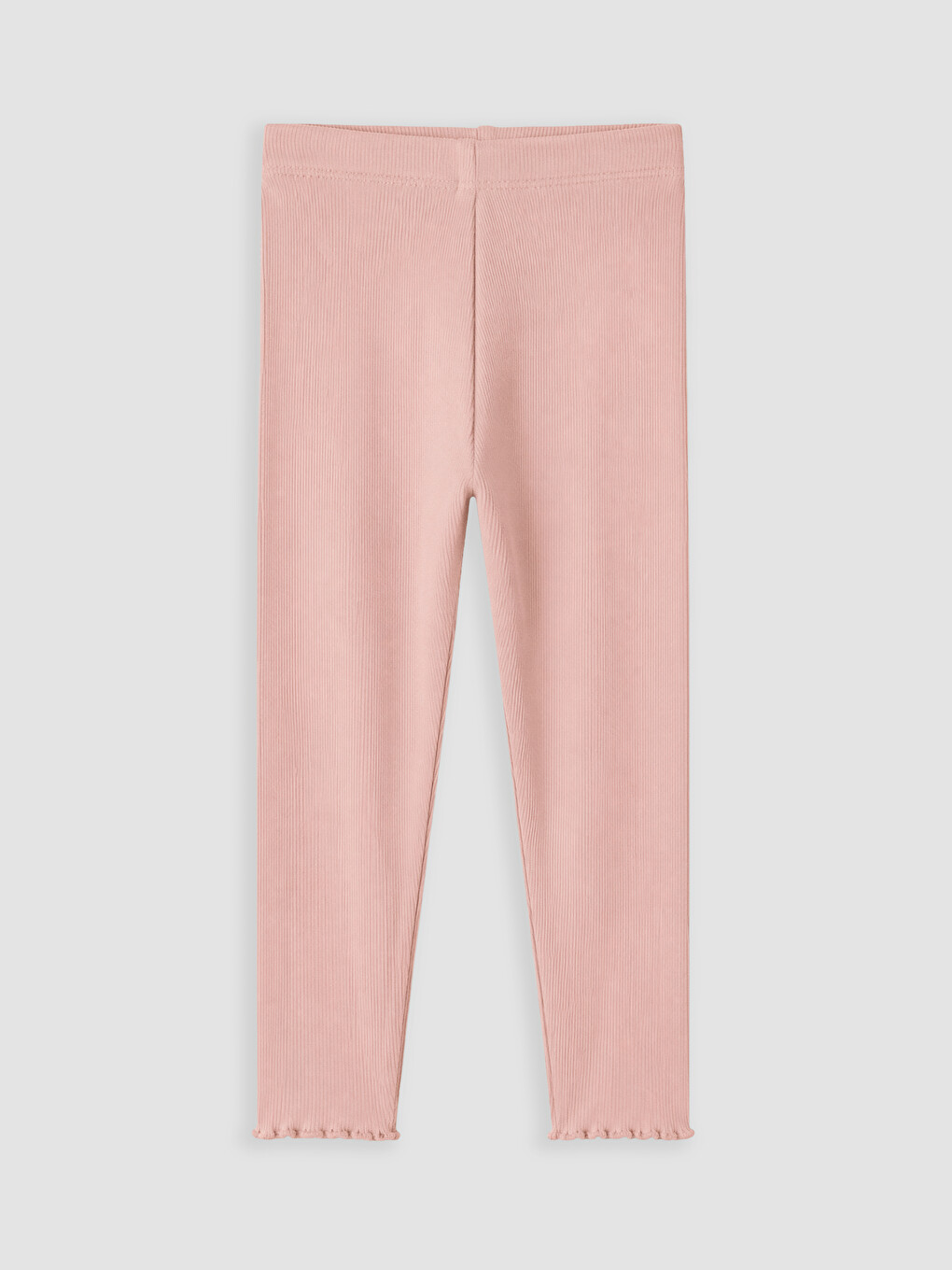 Regular Fit 3er-pack Baby-mädchen Rippstrick-strickwaren Leggings-3