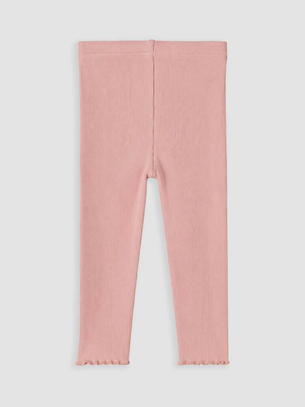 Regular Fit 3er-pack Baby-mädchen Rippstrick-strickwaren Leggings-4