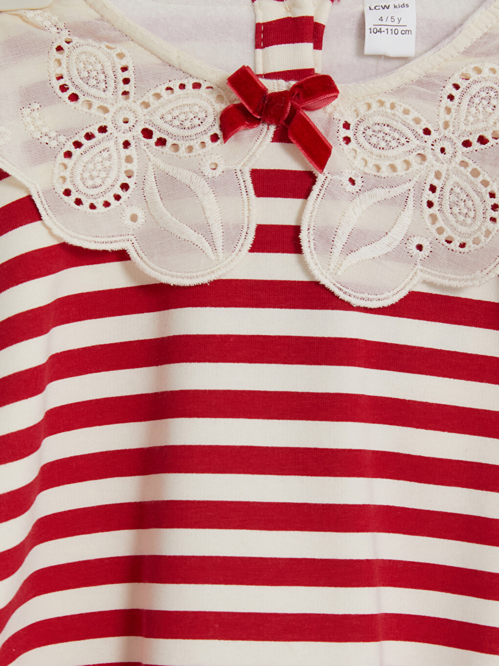 Striped Girls' Thick Set-5