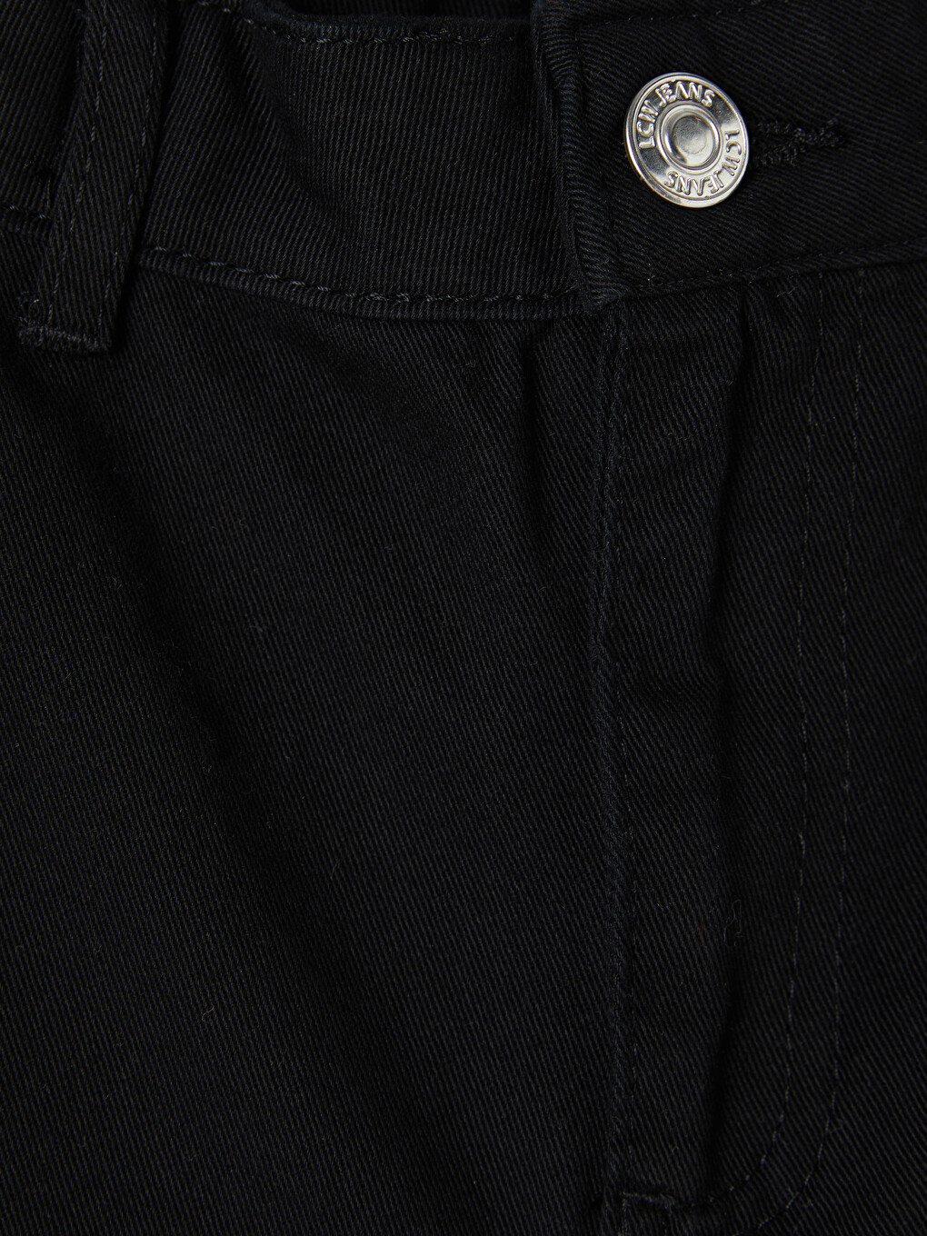 Siyah Regular Fit Kız Çocuk Gabardin Pantolon-1