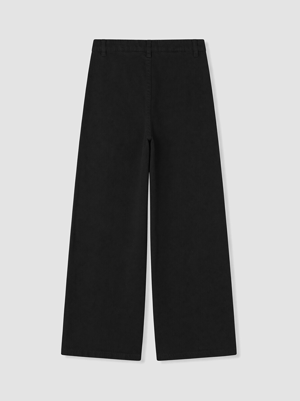 Siyah Regular Fit Kız Çocuk Gabardin Pantolon-2