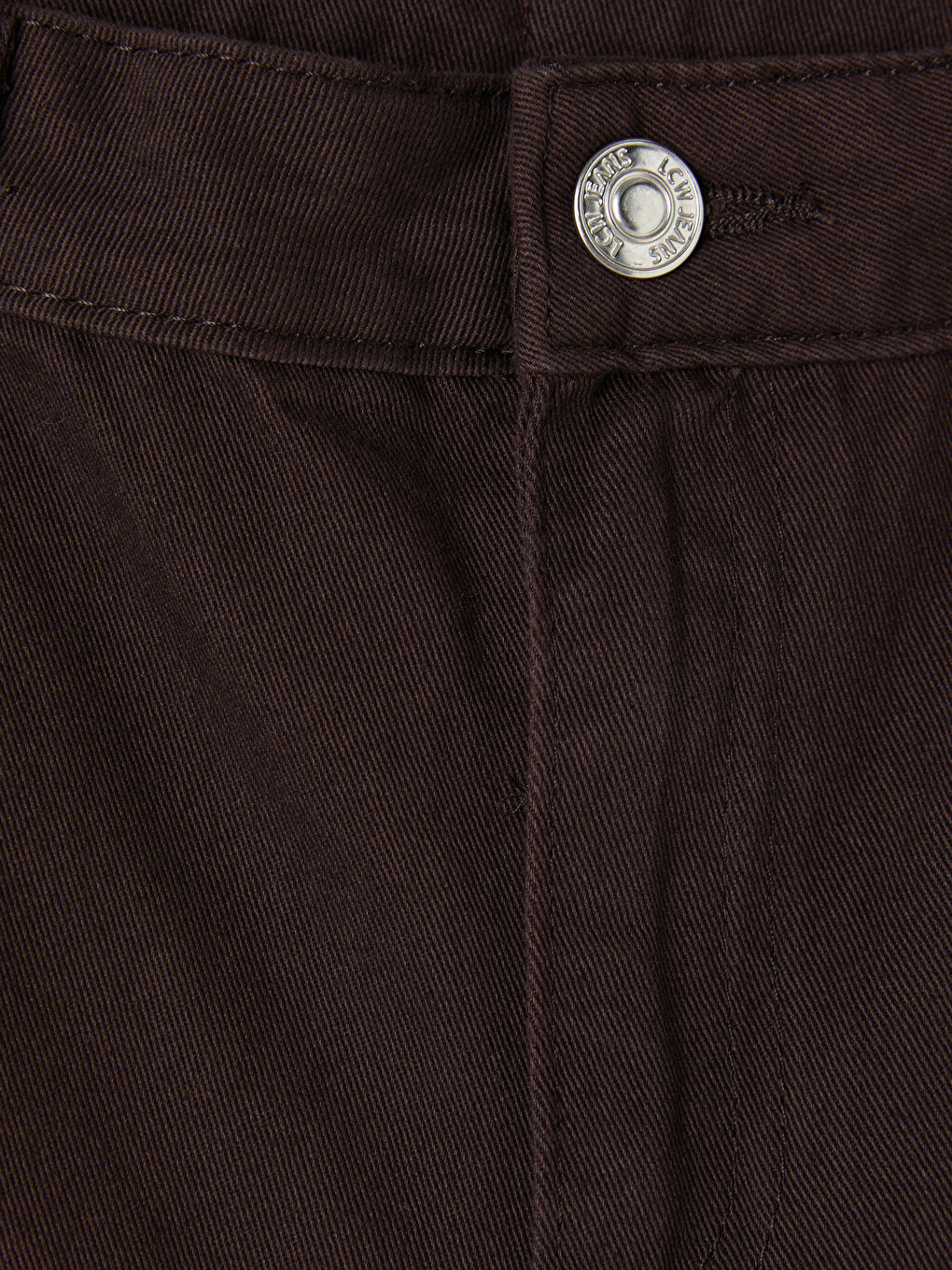 Kahverengi Regular Fit Kız Çocuk Gabardin Pantolon-1