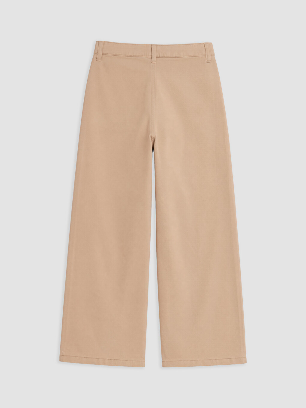 Bej Regular Fit Kız Çocuk Gabardin Pantolon-1