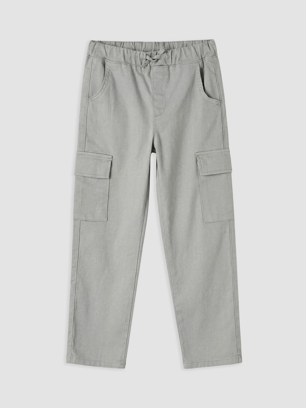 Girl Grey Cargo Trousers