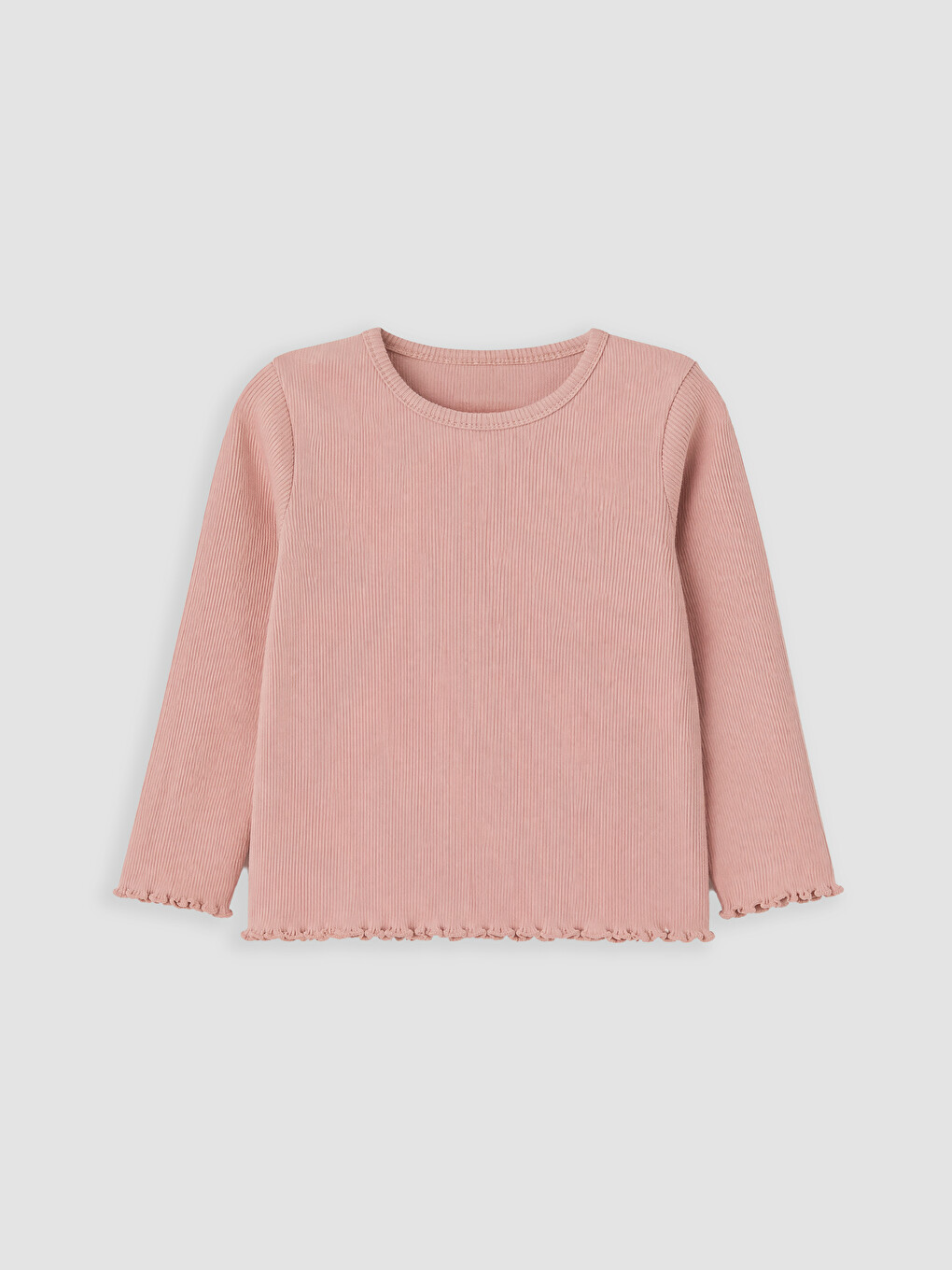 3-pack Long Sleeved Frilled Baby Girls' T-shirt-3