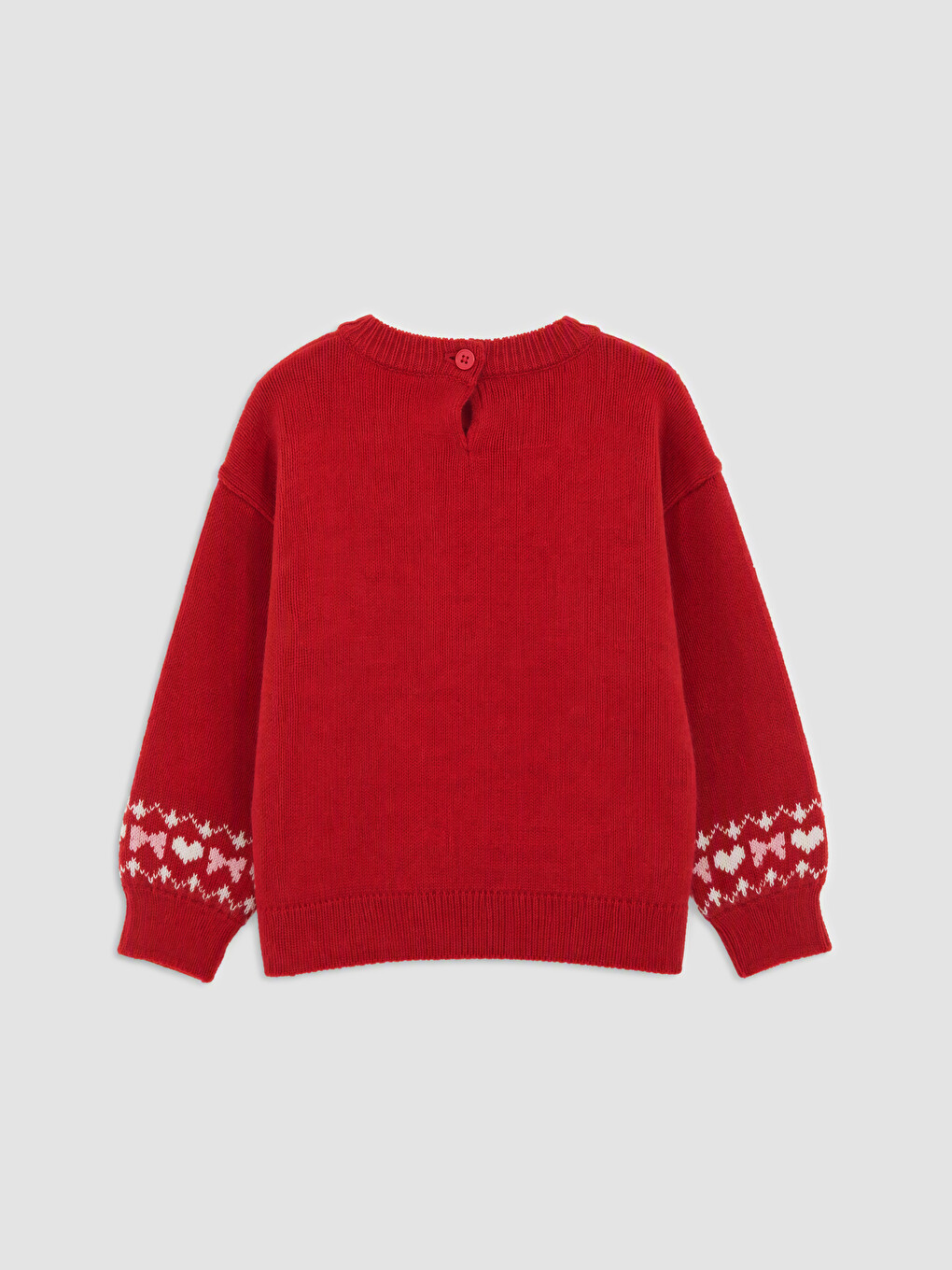 Patterned Girls' Knitwear Sweater-1