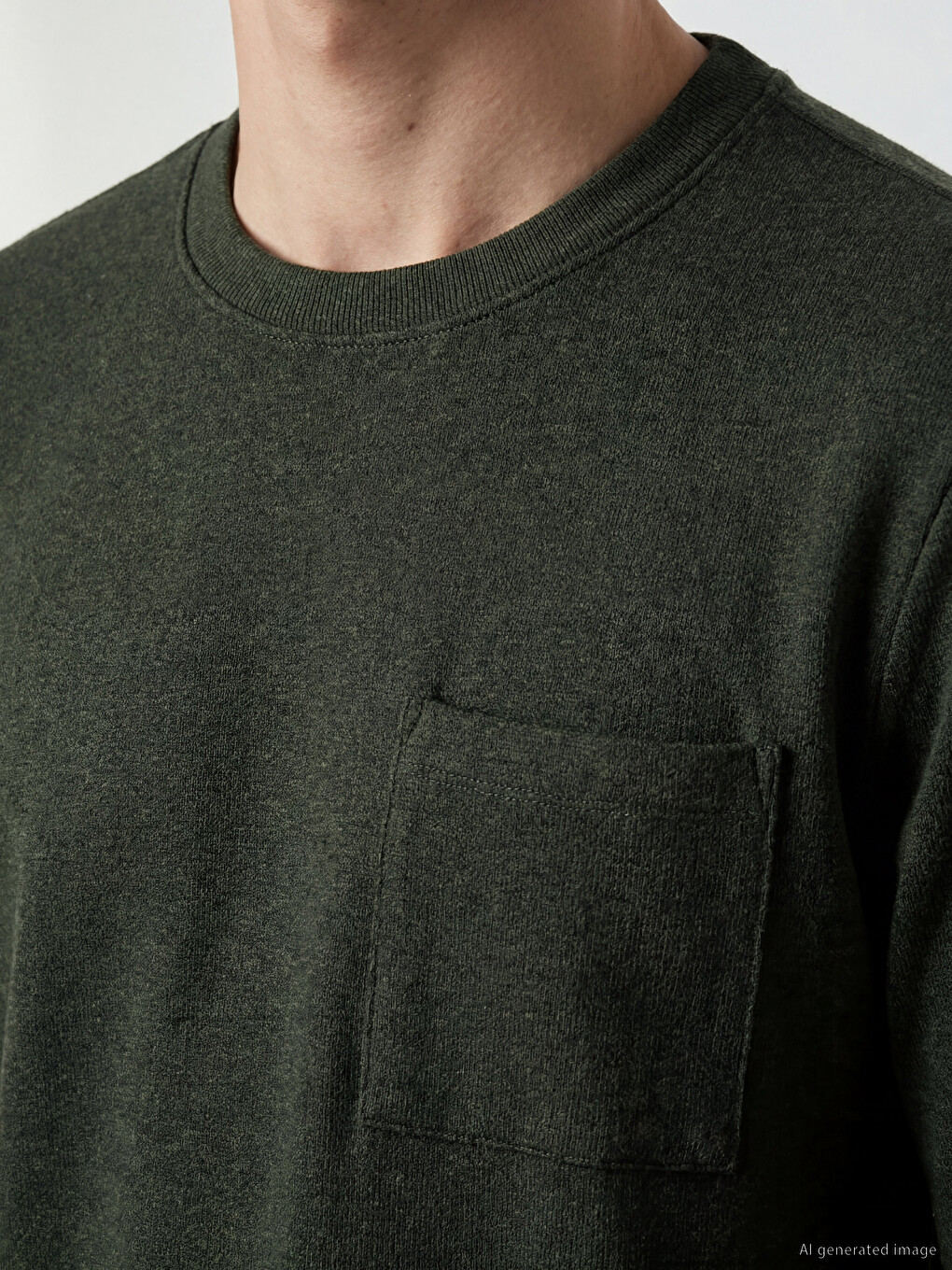 Crew Neck Men's Sweatshirt-2