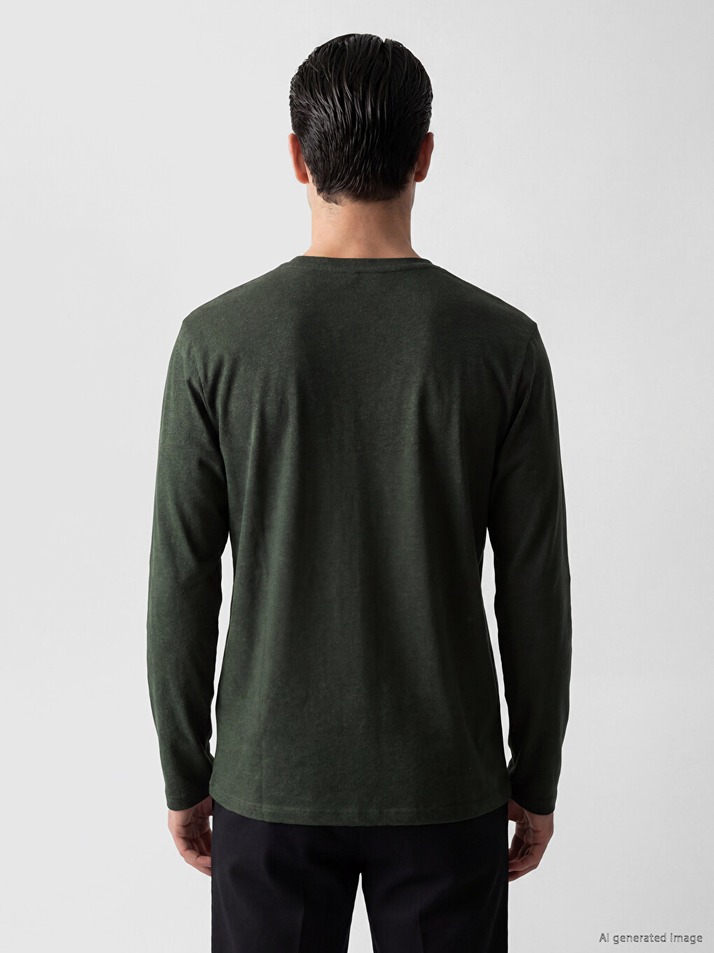 Crew Neck Men's Sweatshirt-3