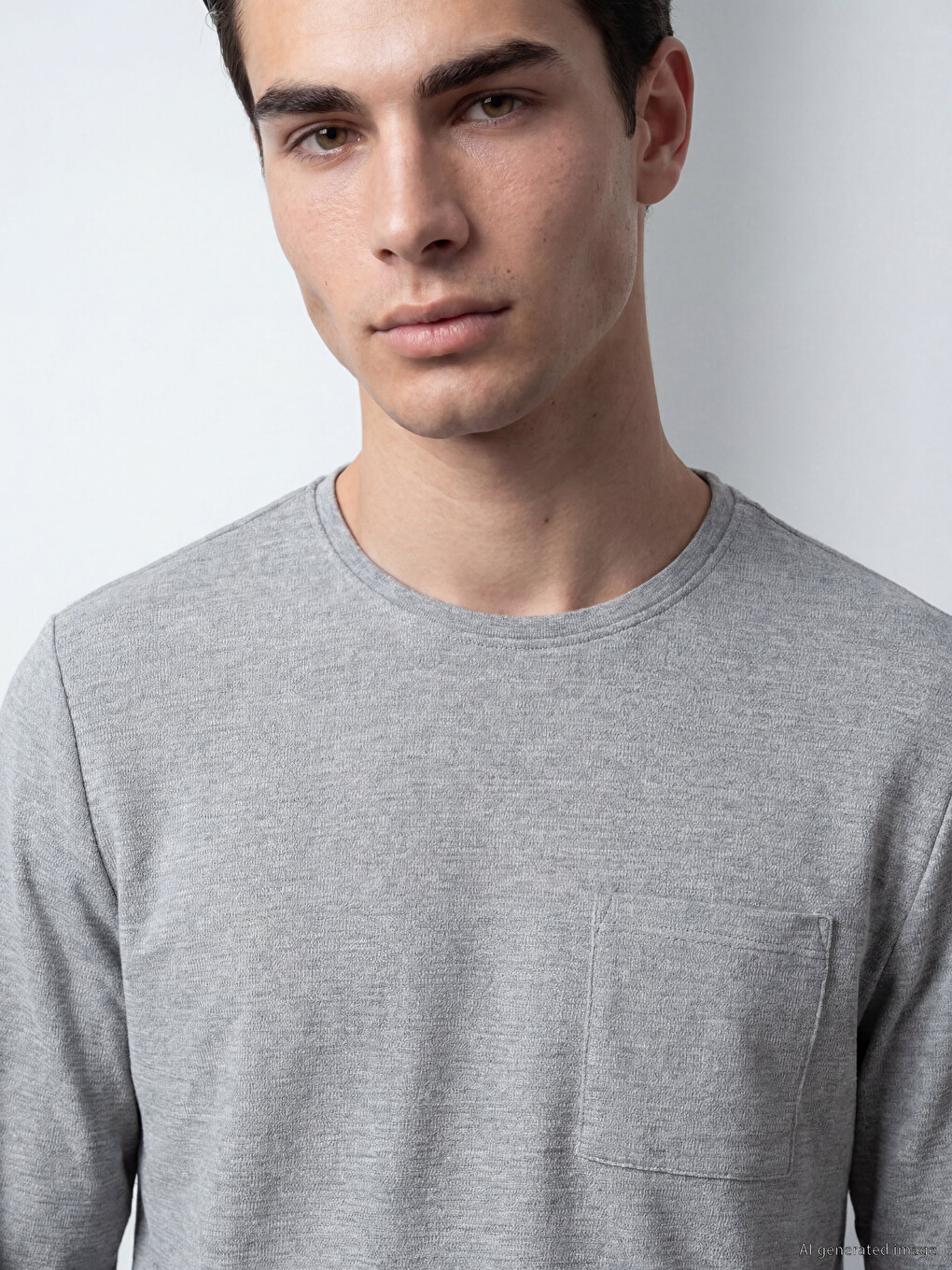 Man Grey Sweatshirt-2