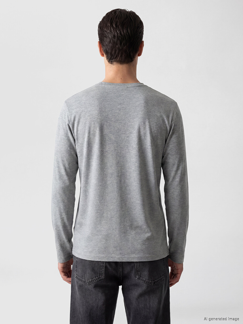 Man Grey Sweatshirt-3