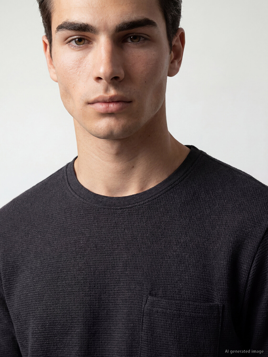 Sweat-shirt Homme À Col Rond-2