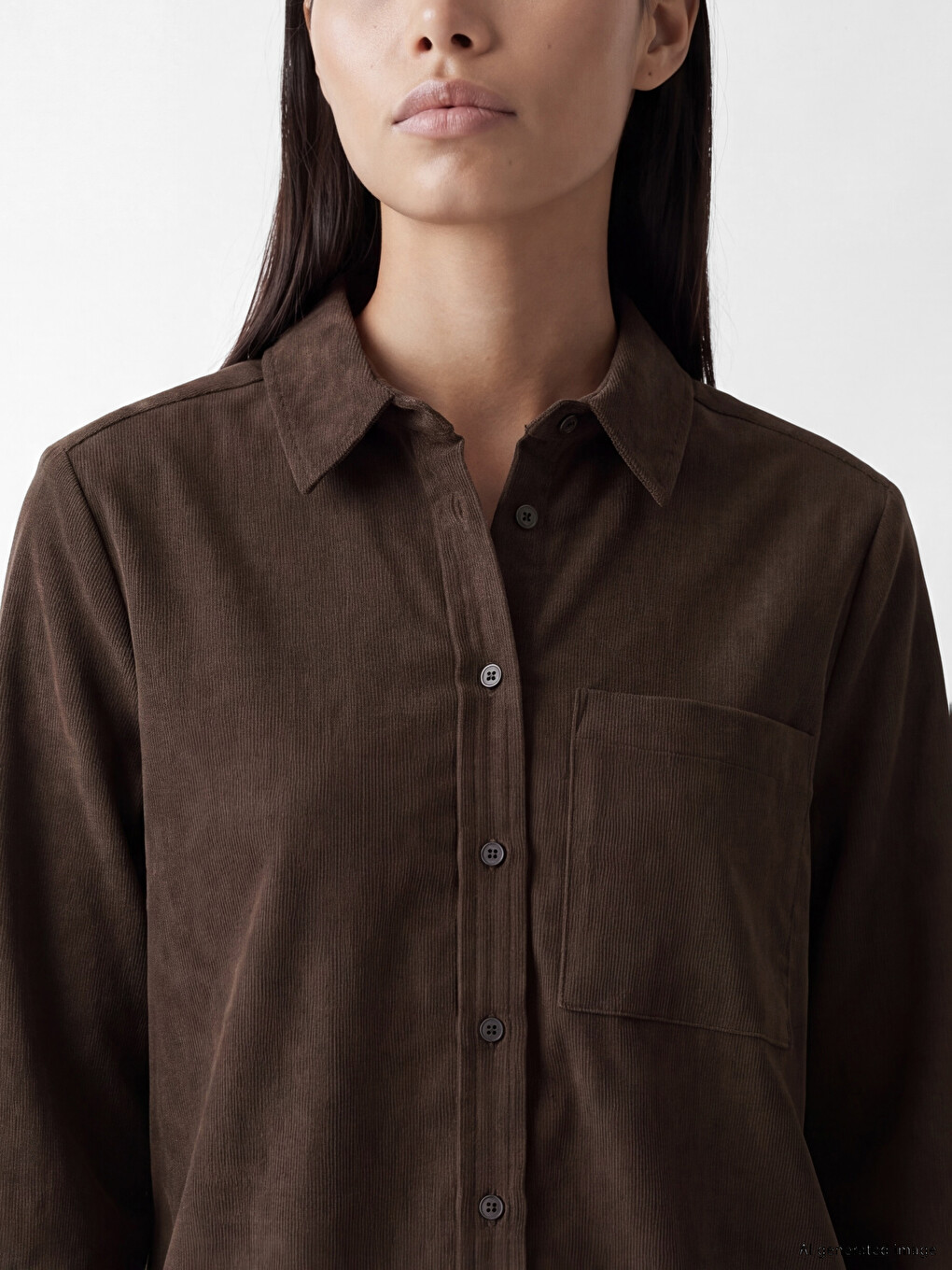 Women's Velvet Shirt Tunic-2