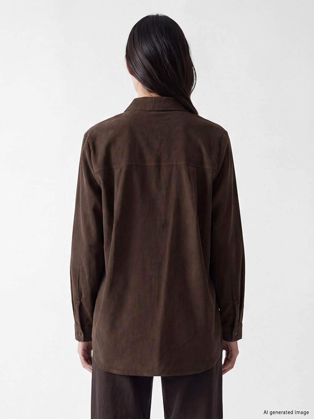 Women's Velvet Shirt Tunic-3