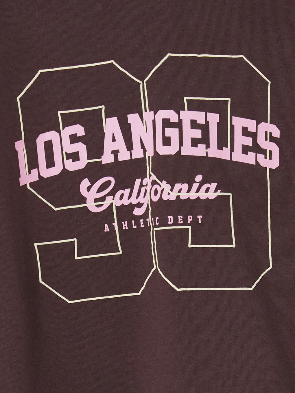 Los Angeles Printed Girls' Thick Sweatshirt-1