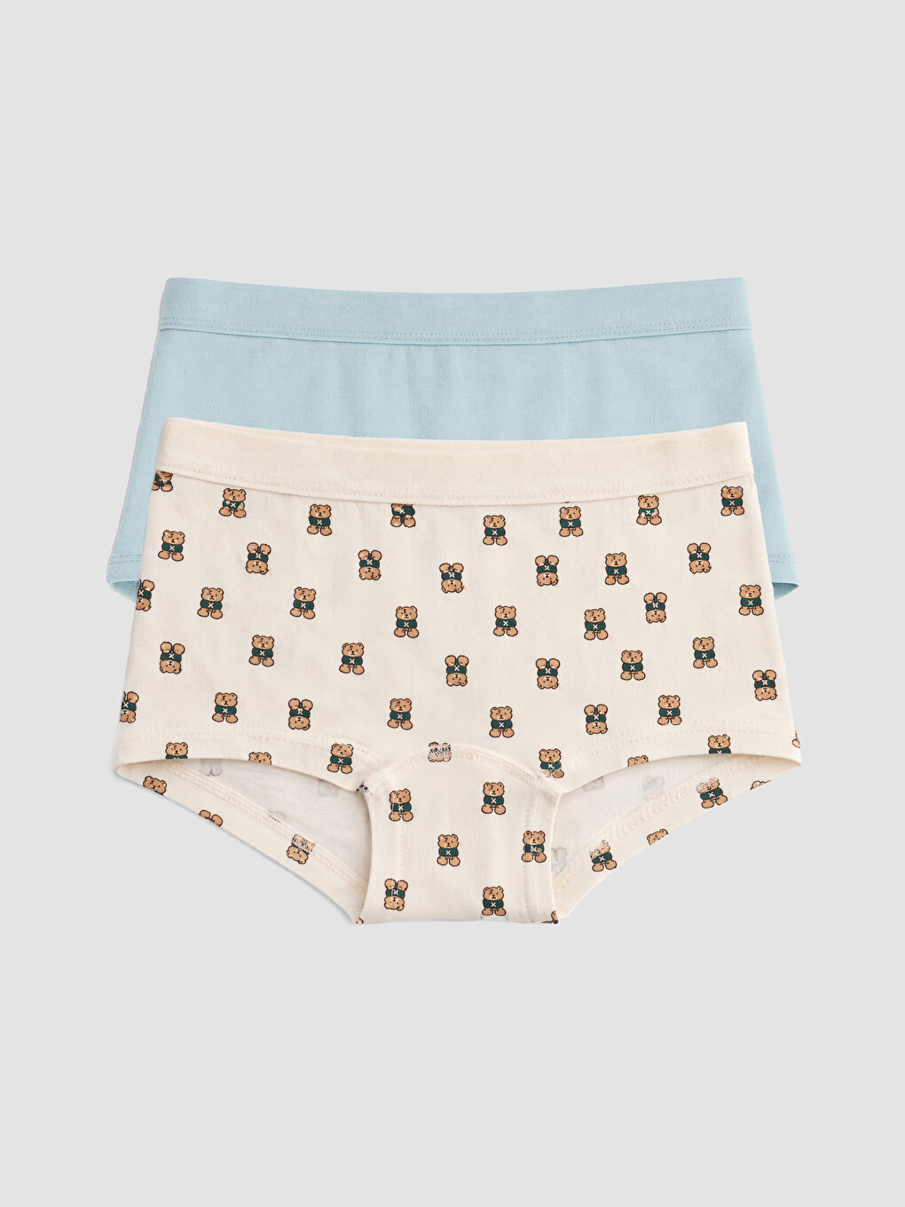 Pembe Baskılı Boxer Külot 2'li-1