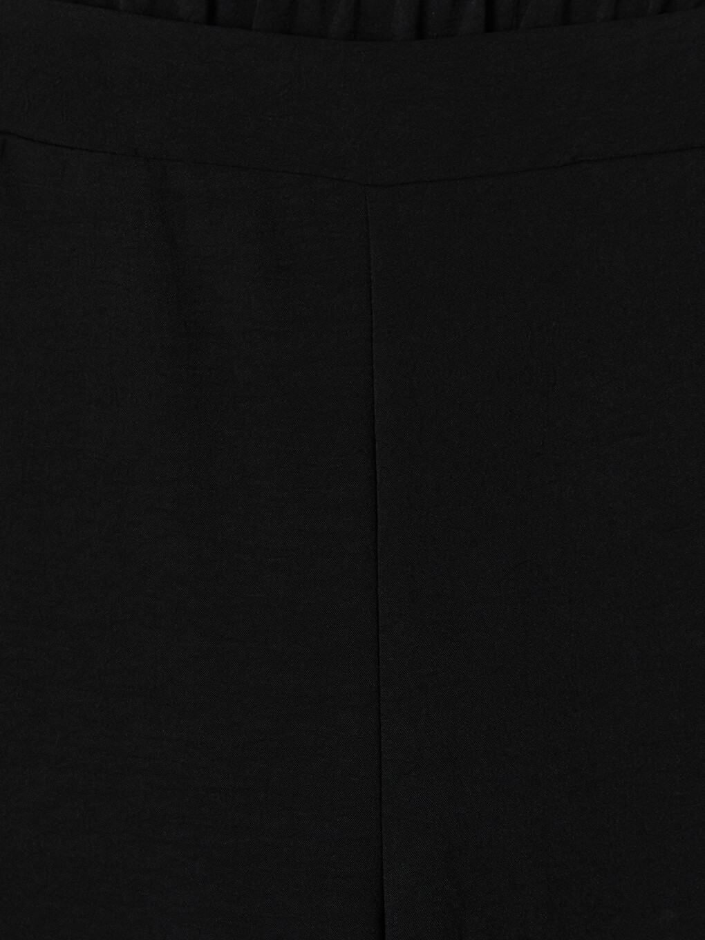 Siyah Beli Lastikli Kadın Pantolon-1