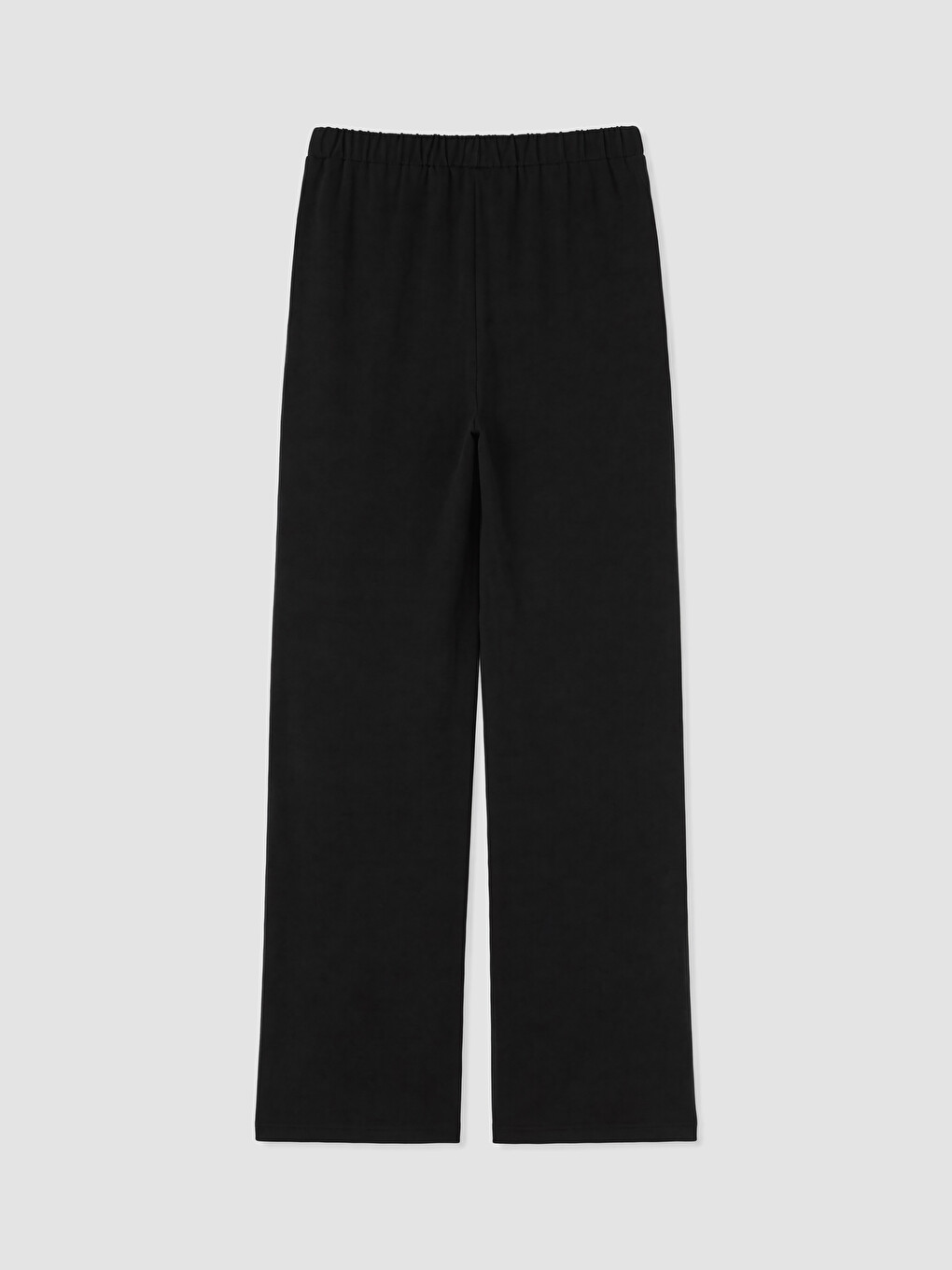 Siyah Beli Lastikli Kadın Pantolon-2