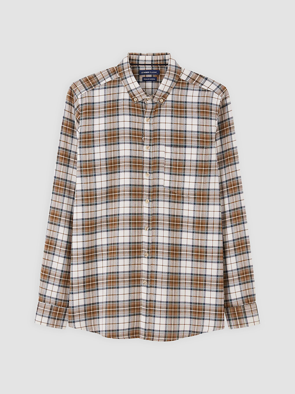 Man Beige Shirt