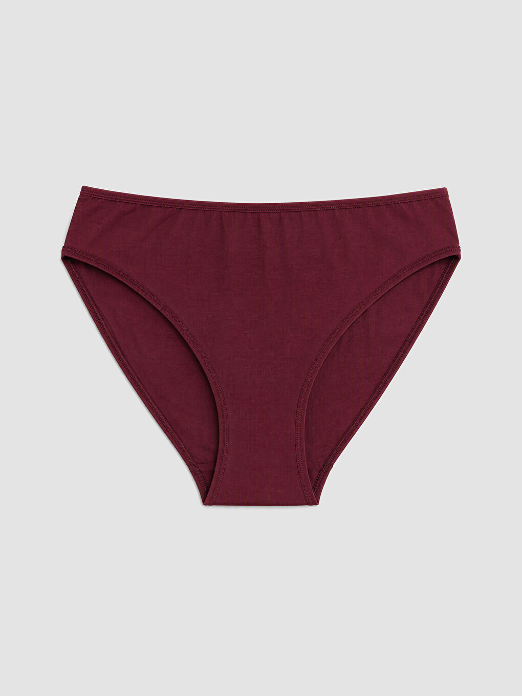 Ekru Çiçekli Bikini Külot 3'lü-1