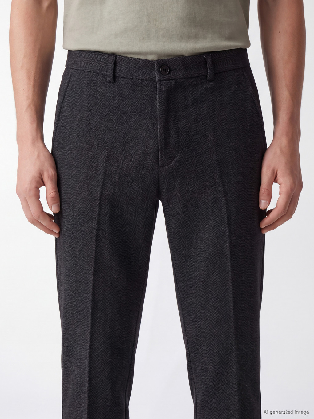 Regular Fit Men's Trousers-2