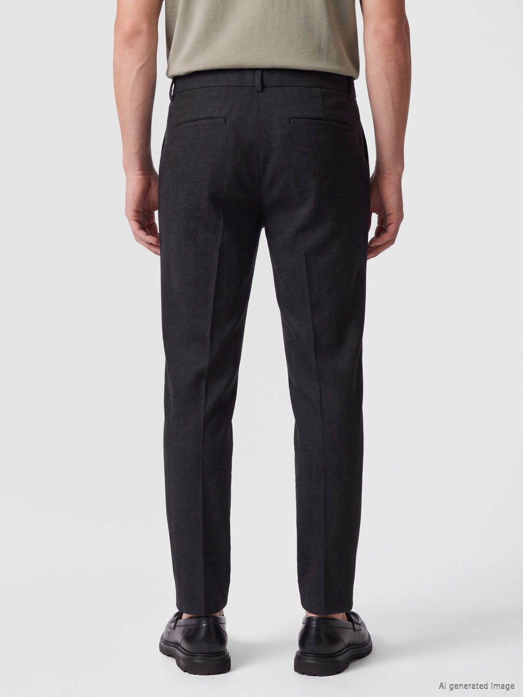 Regular Fit Men's Trousers-3