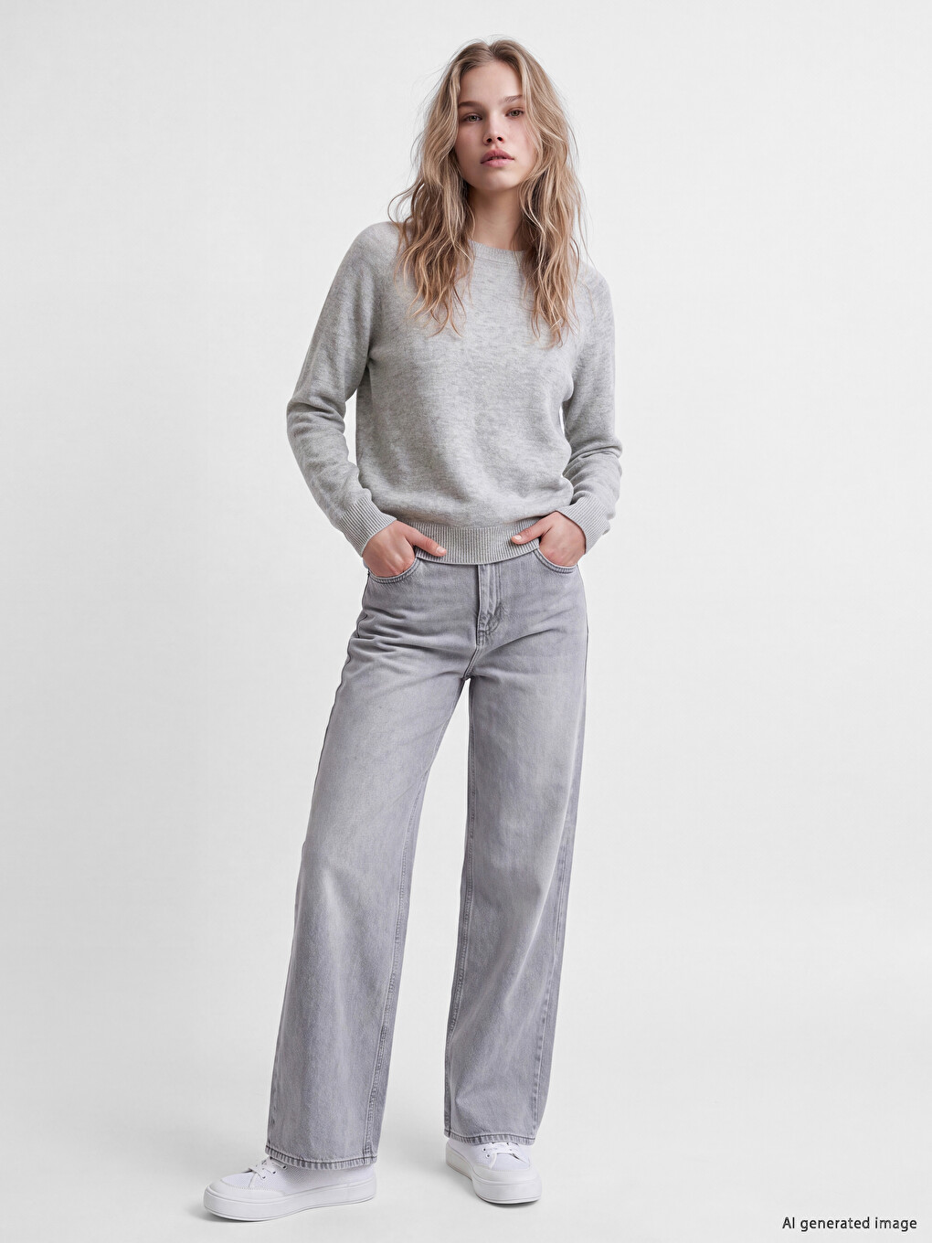 Woman Anthracite Sweater-1