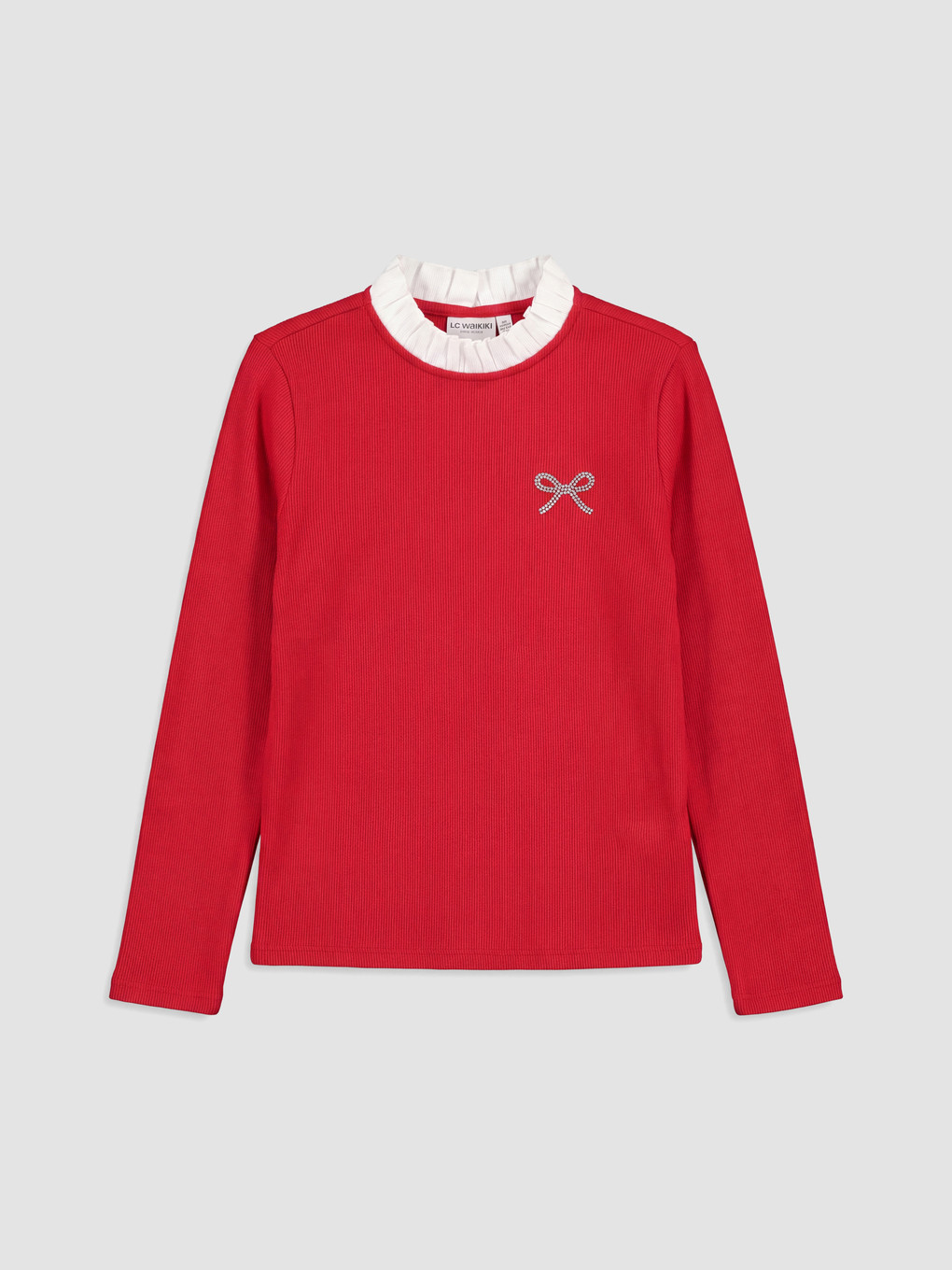 Stand Collar Stone Girls' T-shirt