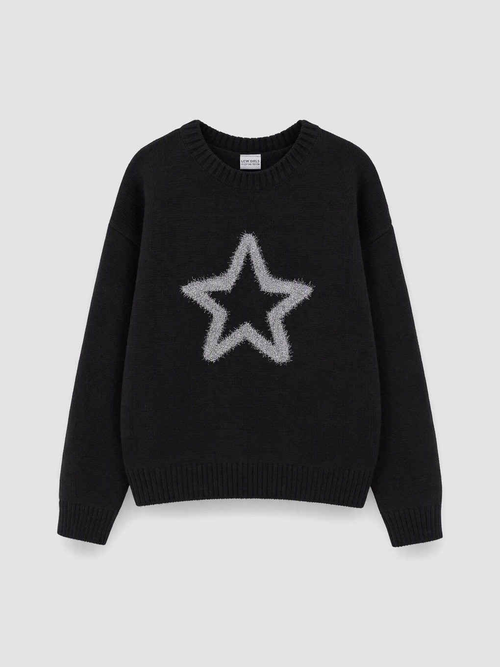Crew Neck Girls' Knitwear Sweater