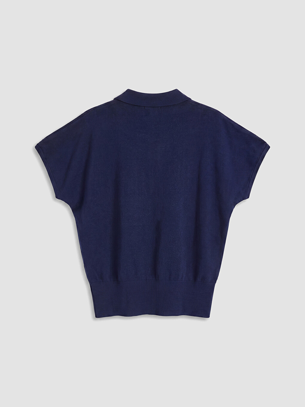 Polo Collar Women's Knitwear Sweater-7