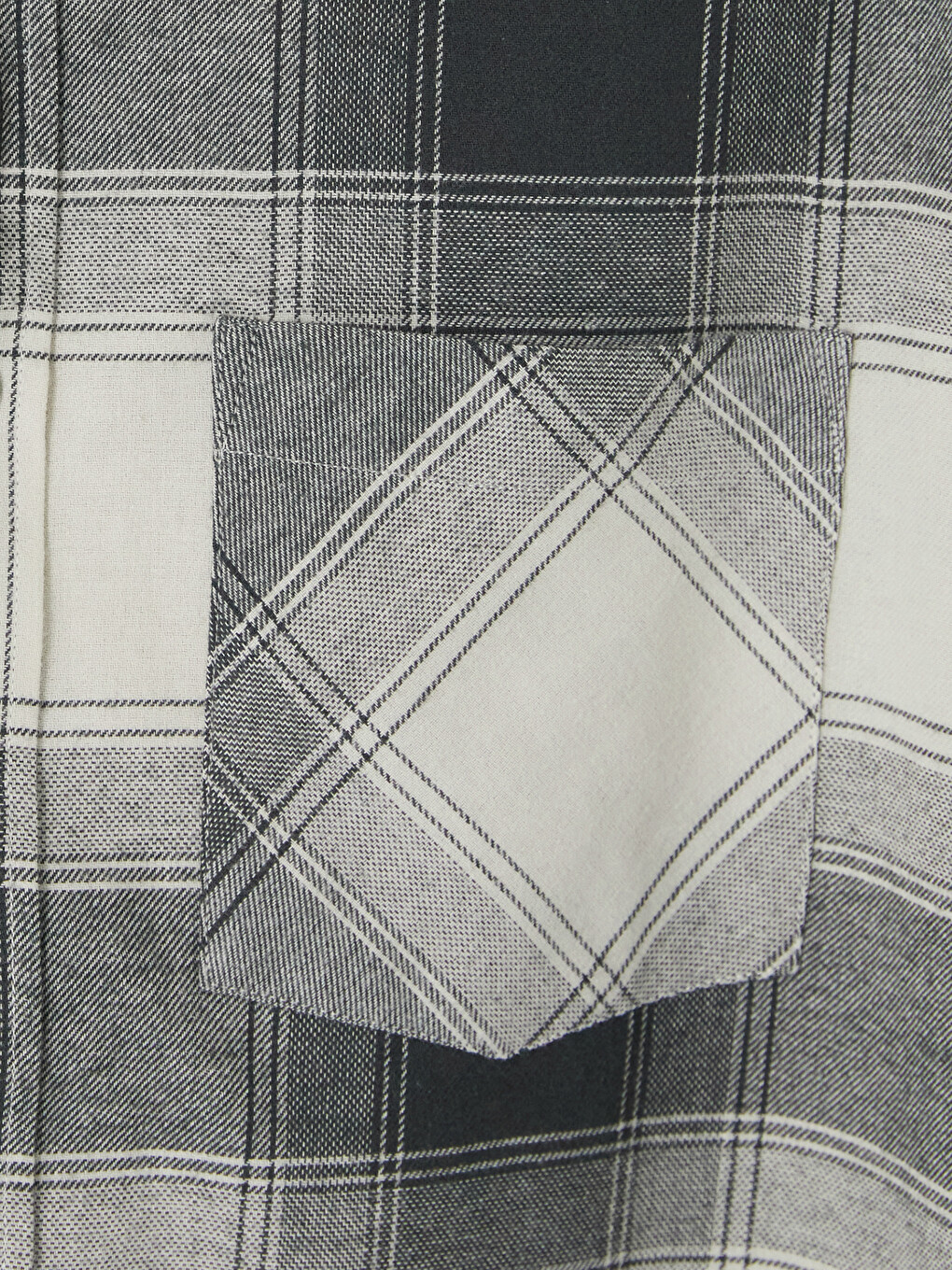 Relaxed Fit Plaid Men's Shirt-4