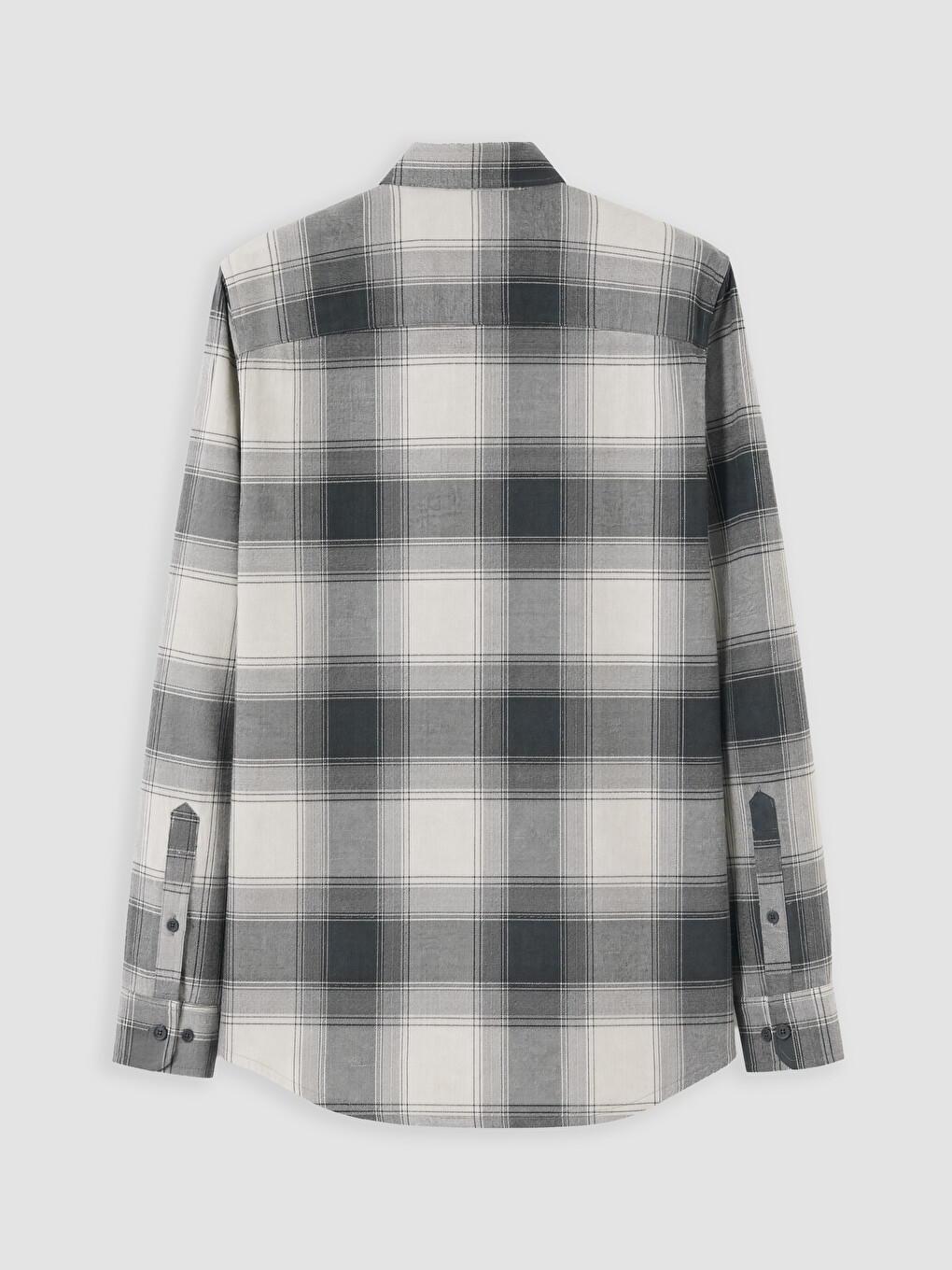Relaxed Fit Plaid Men's Shirt-5