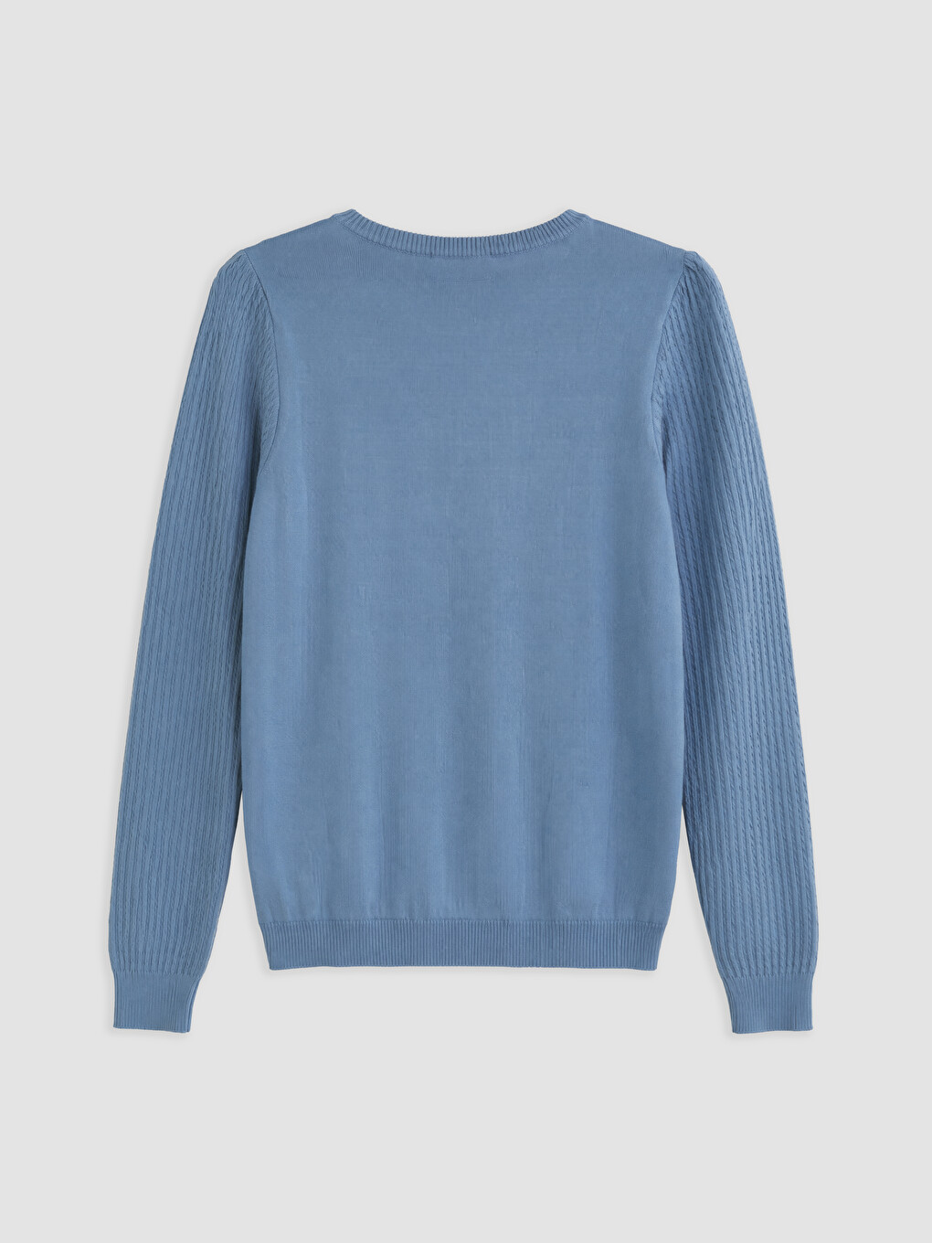 Cable Knit Patterned Women's Knitwear Sweater-5