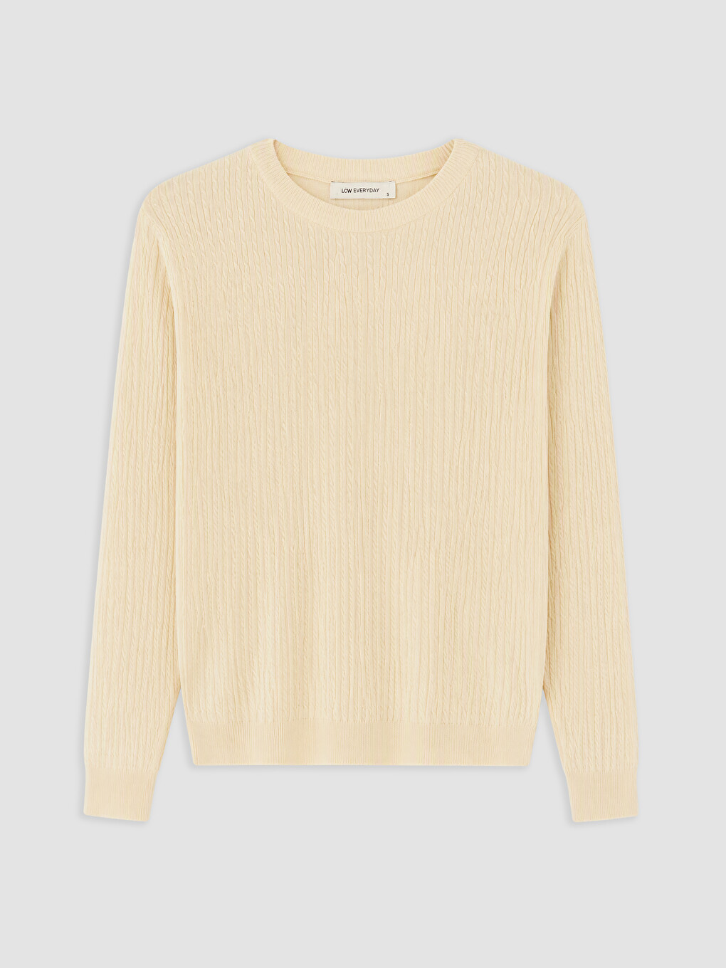 Crew Neck Women's Knitwear Sweater-4