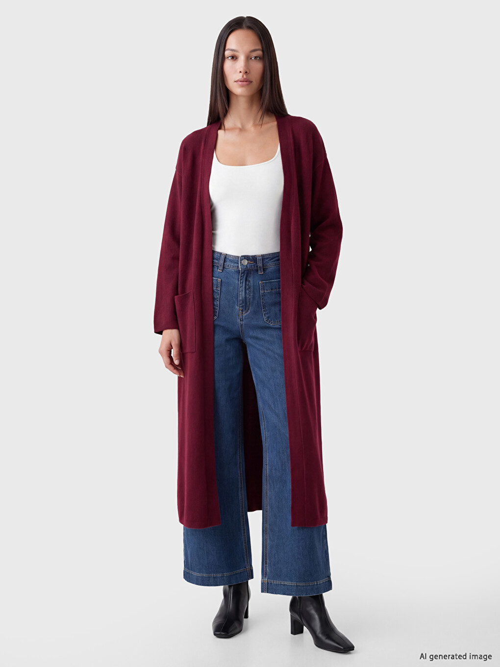 Shawl Collar Women's Knitwear Cardigan
