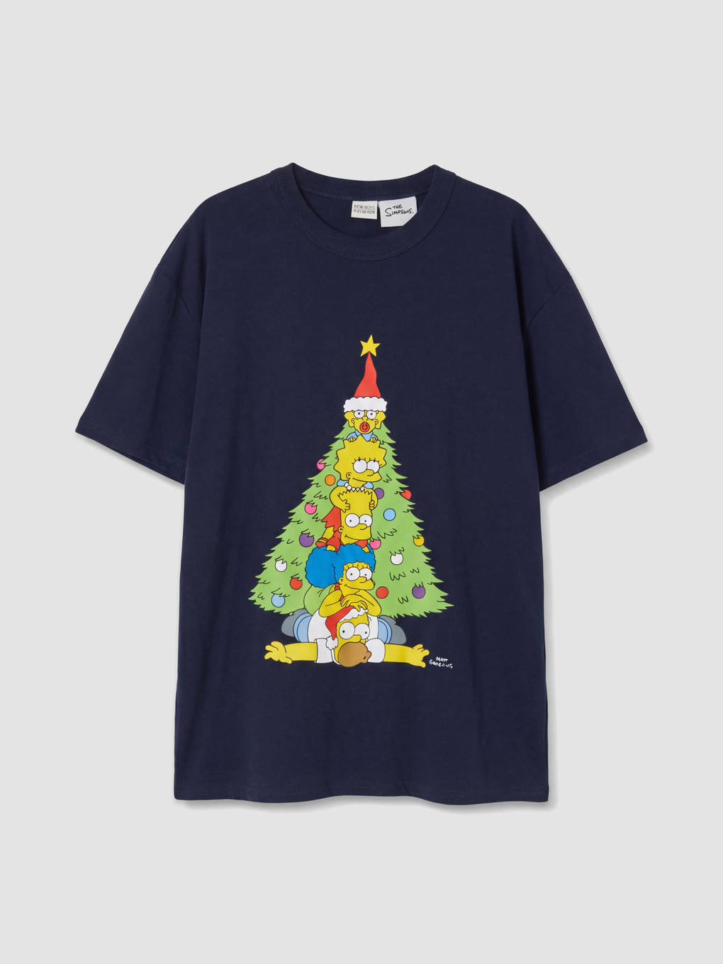 Yılbaşı Temalı The Simpsons Erkek Çocuk Tişört