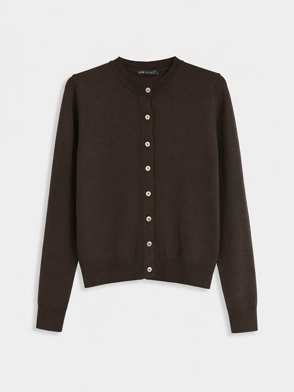 Woman Brown Cardigan