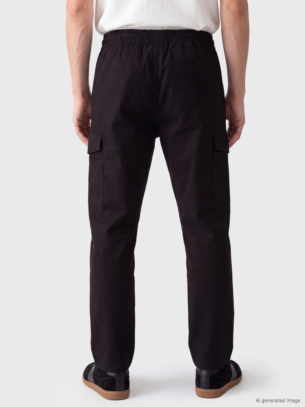 Slim Fit Men's Cargo Trousers-3