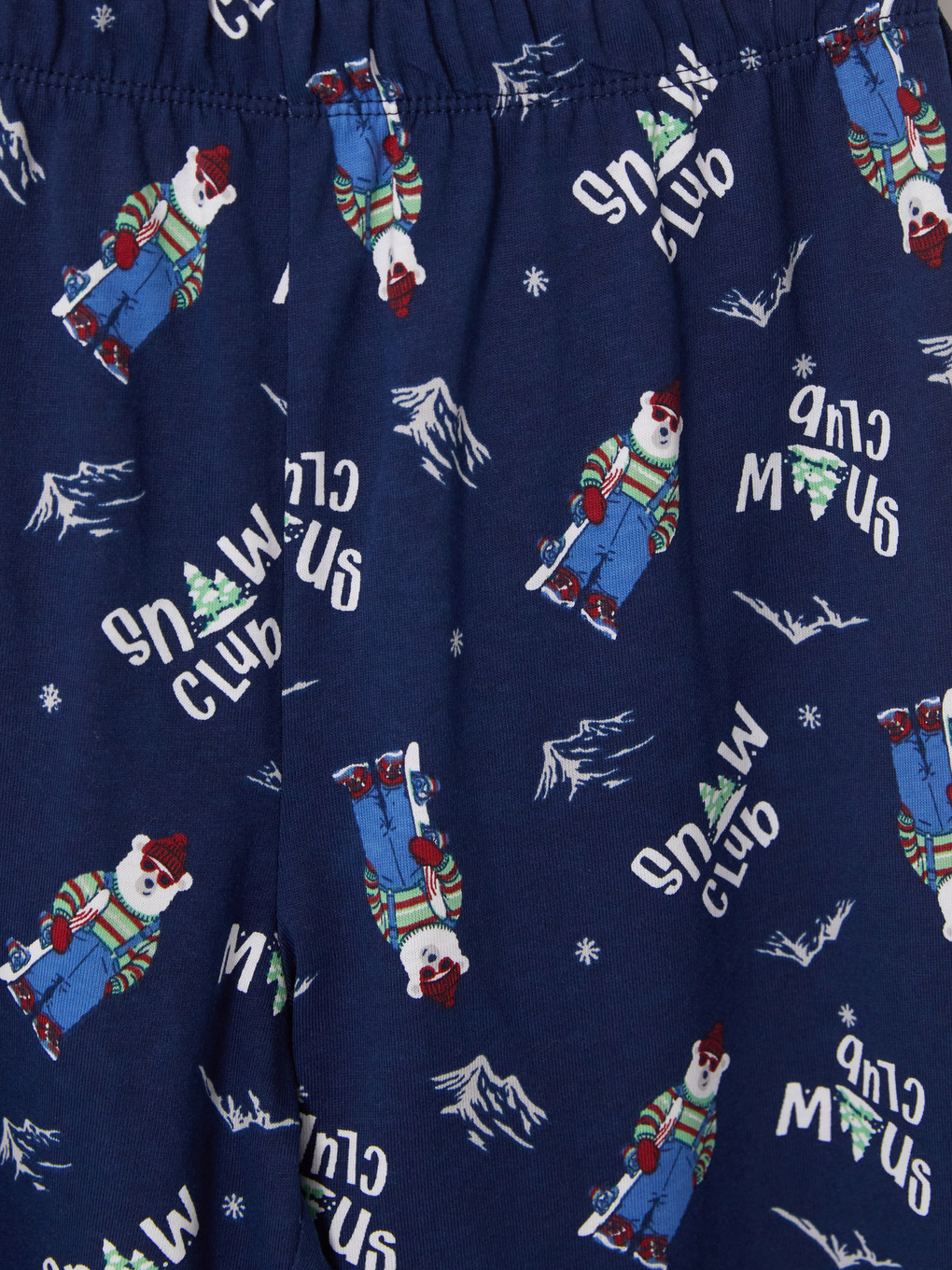 Crew Neck Boys' Pyjamas Set-6
