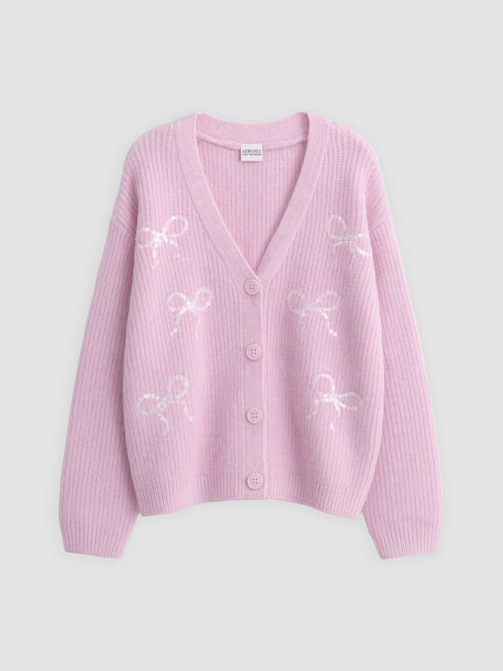Girl Pink Cardigan