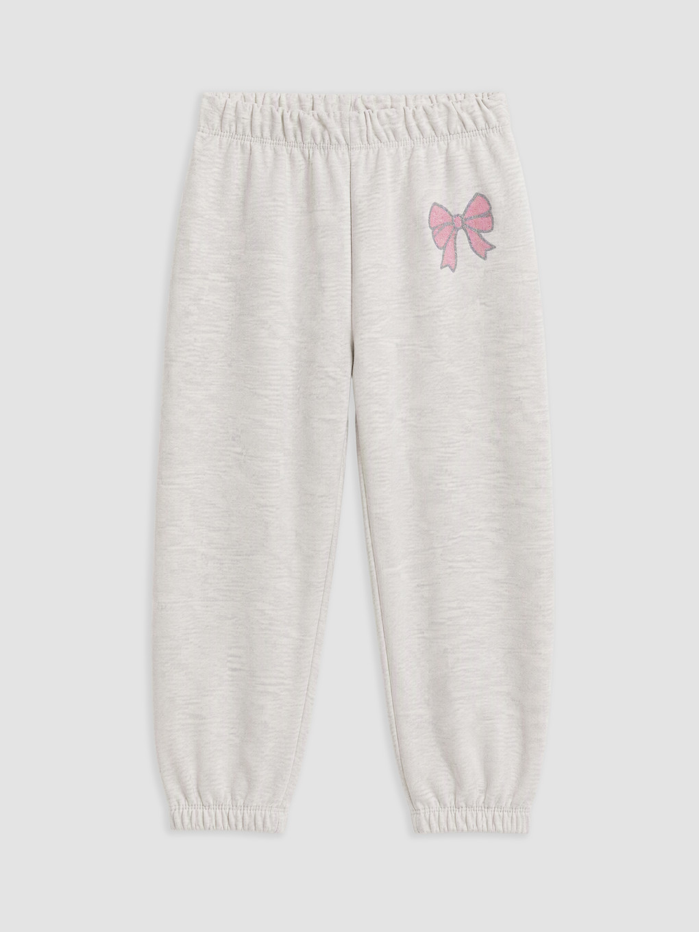 Bow Printed Girls' Sweatpants
