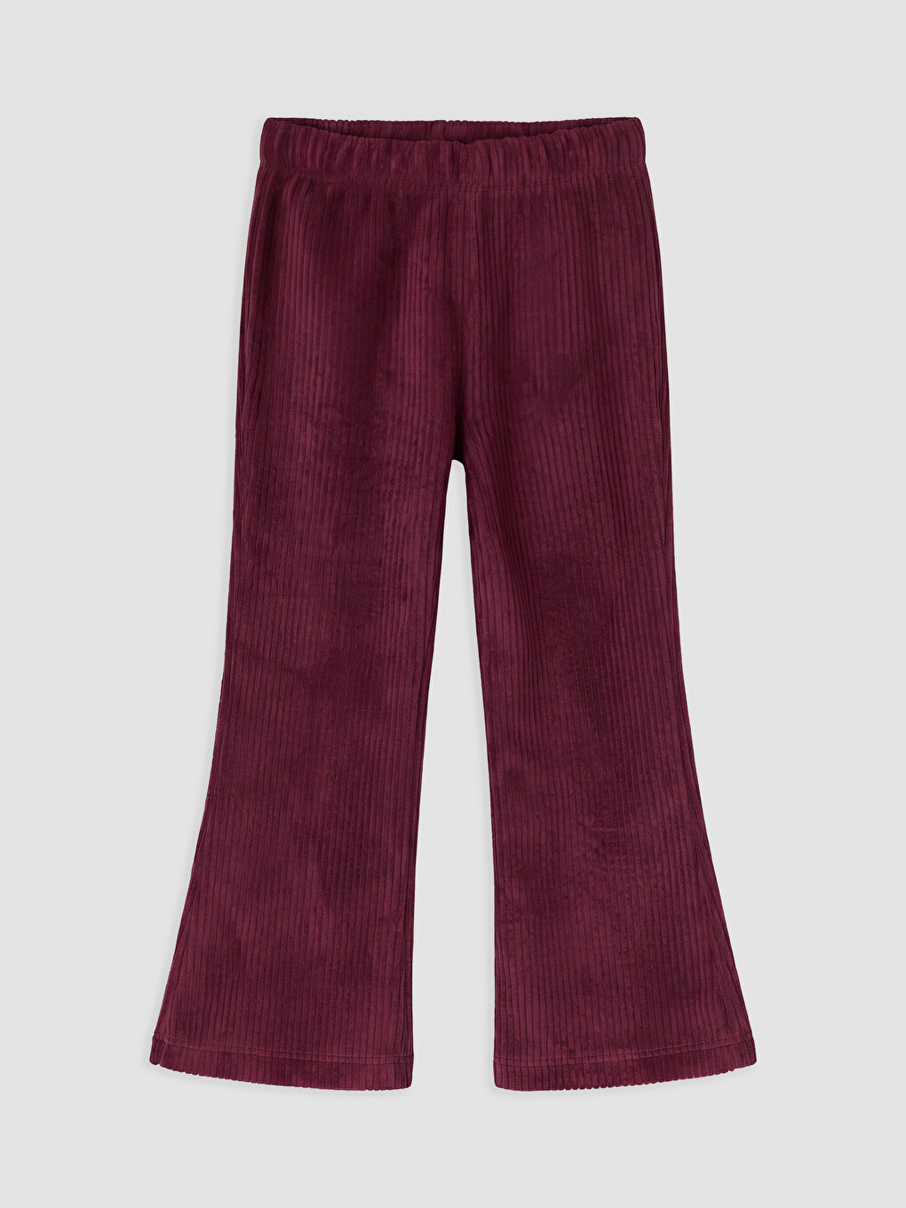Girls' Velvet Flare Leggings