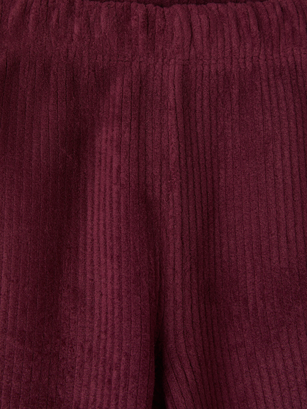 Girls' Velvet Flare Leggings-2