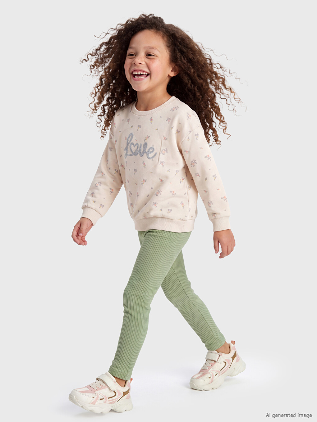 Girls' Velvet Leggings