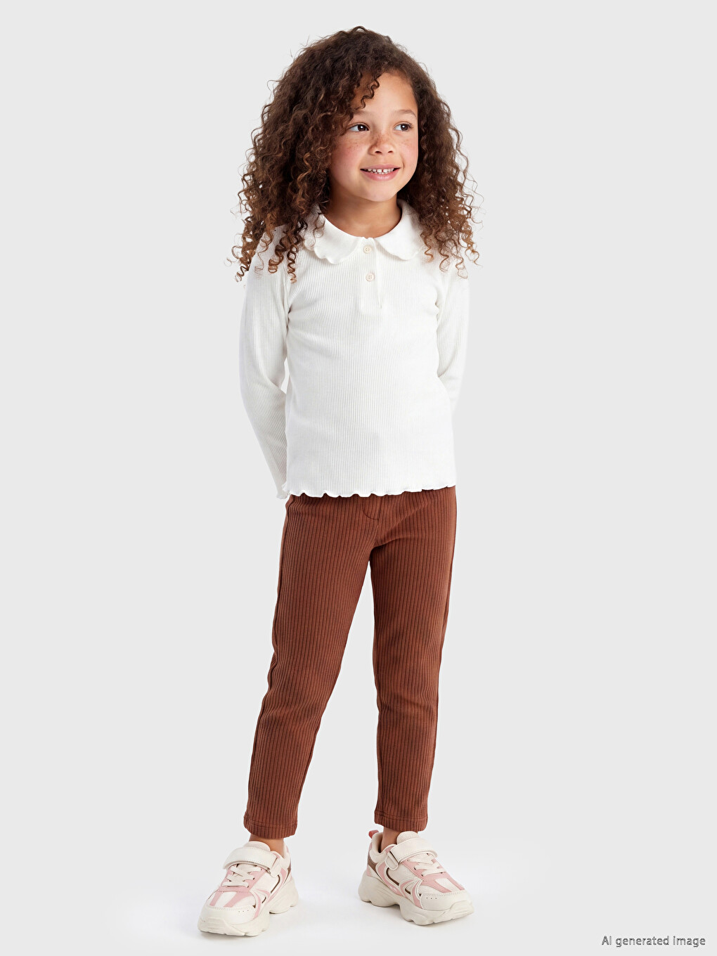 Girls' Velvet Leggings