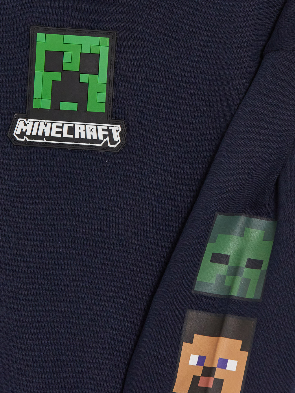 Minecraft Bedrucktes Jungen Dickes Sweatshirt-3