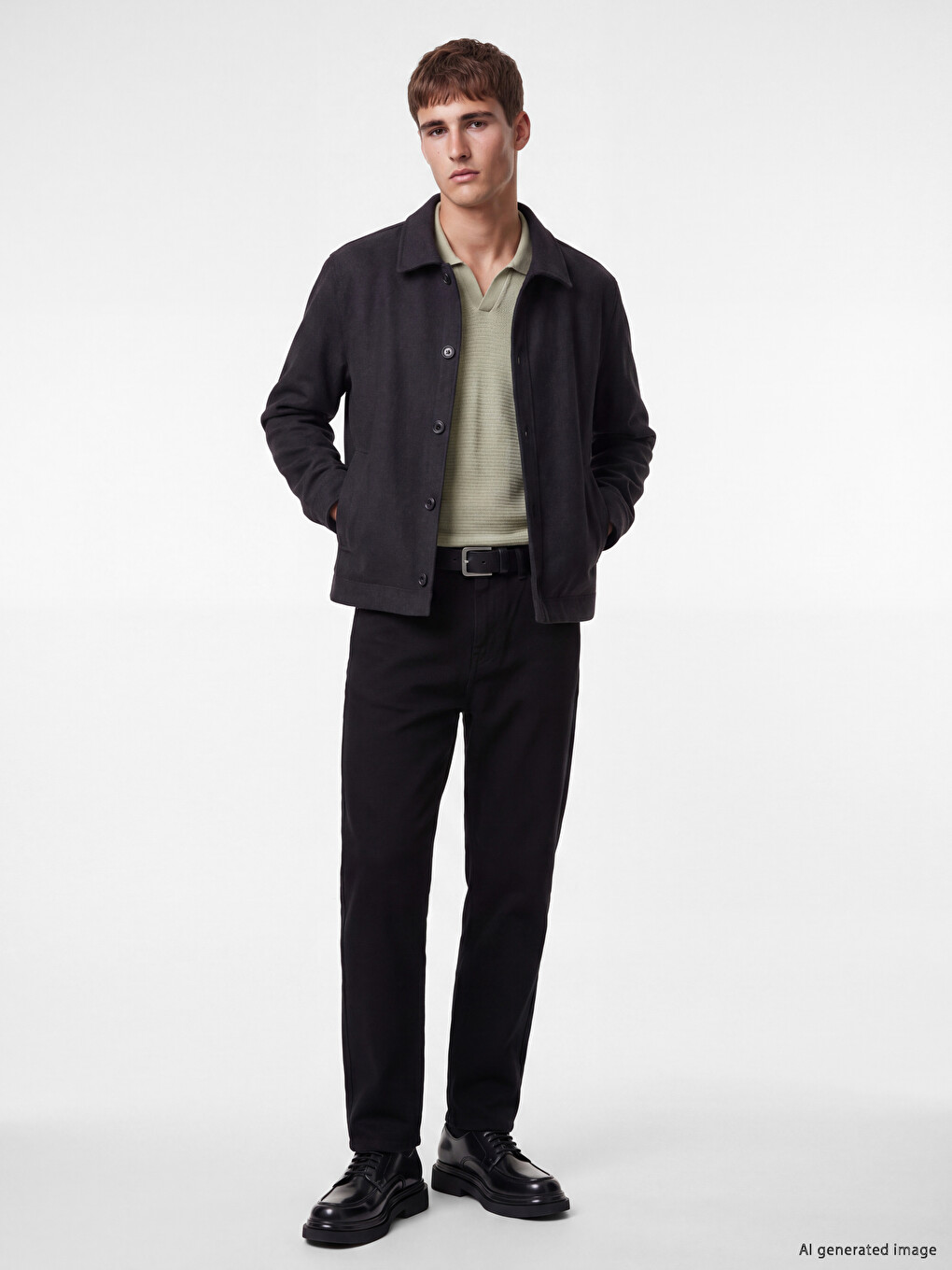 Regular Fit Men's Shirt Jacket-1