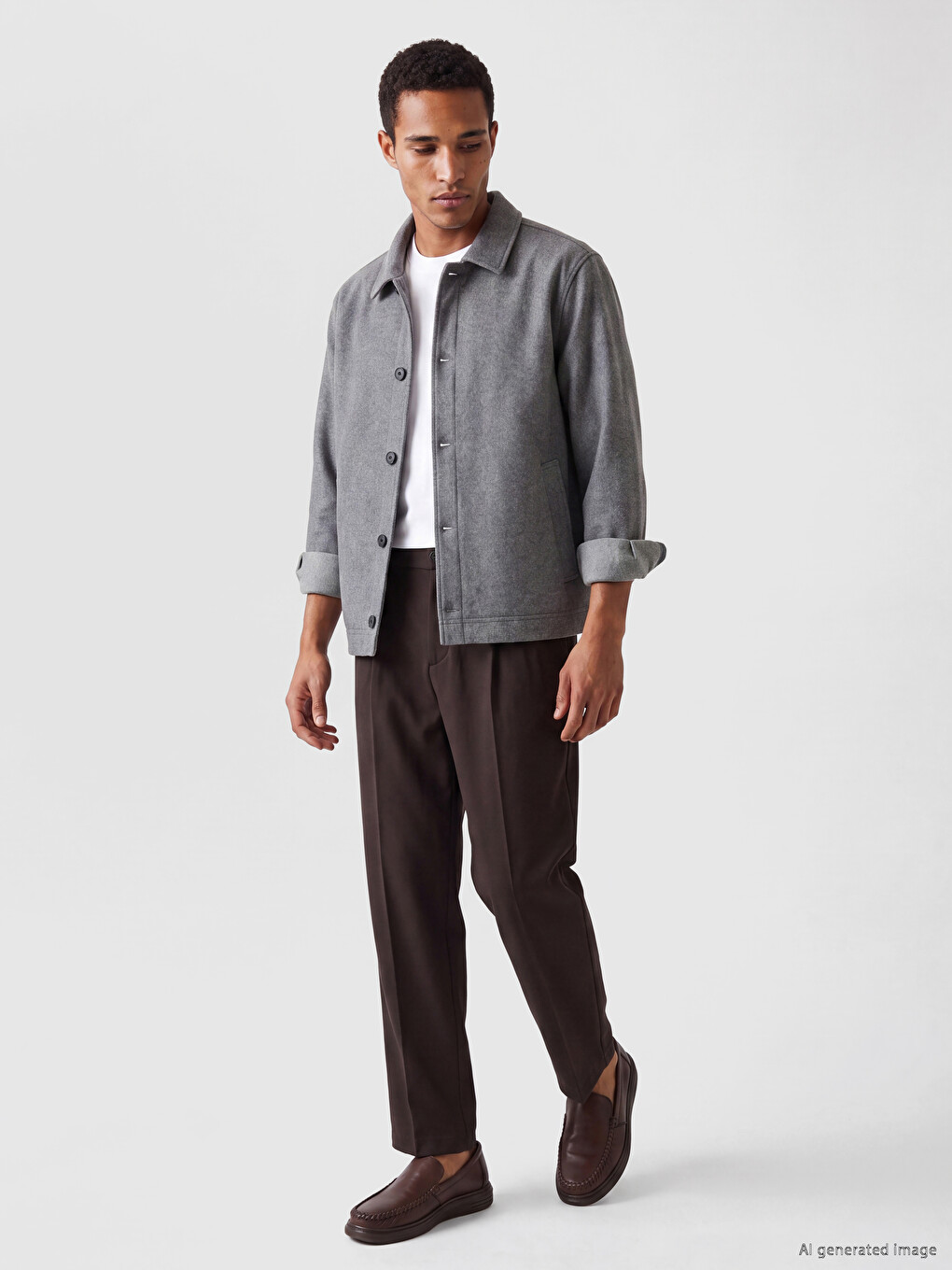 Regular Fit Men's Shirt Jacket-1