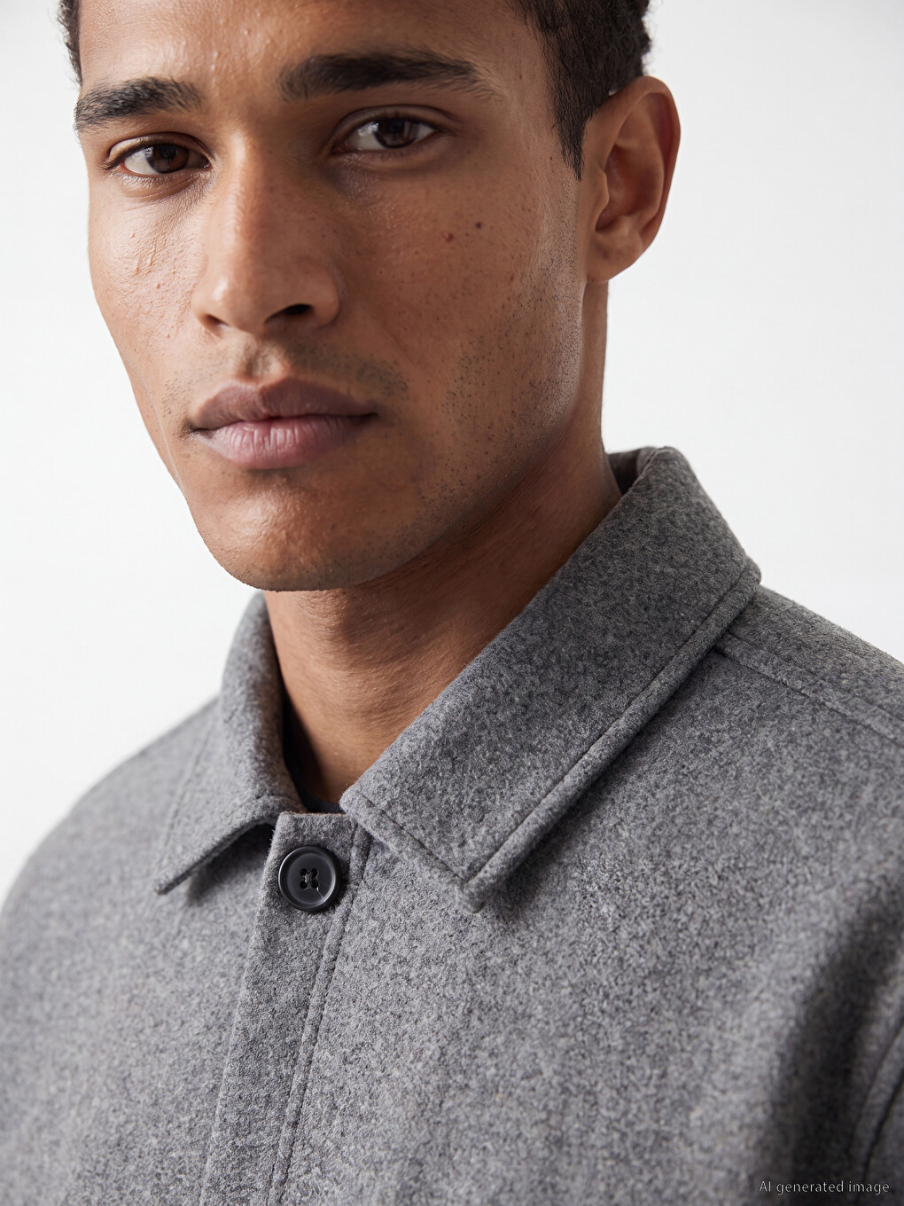 Regular Fit Men's Shirt Jacket-2