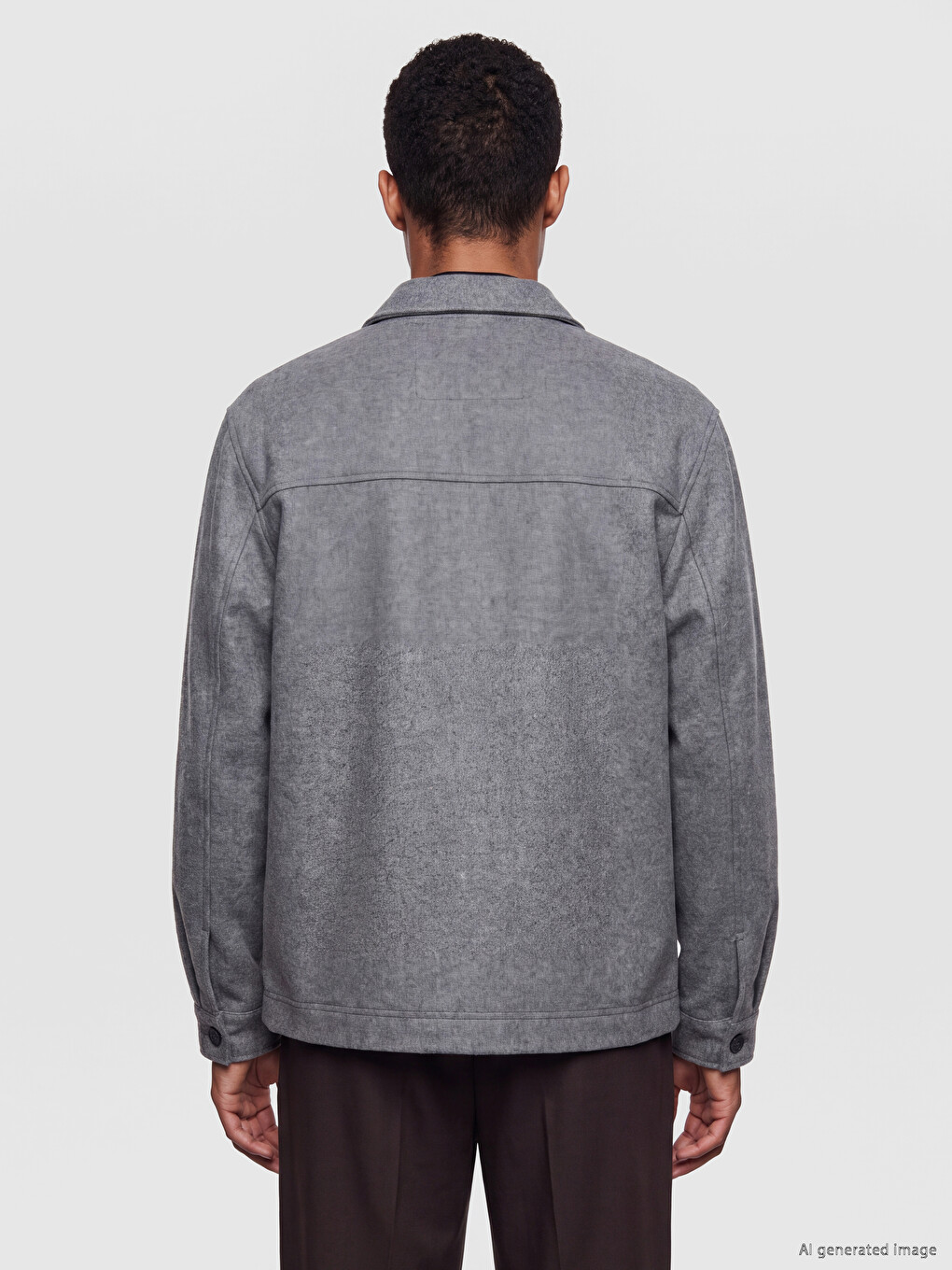 Regular Fit Men's Shirt Jacket-3
