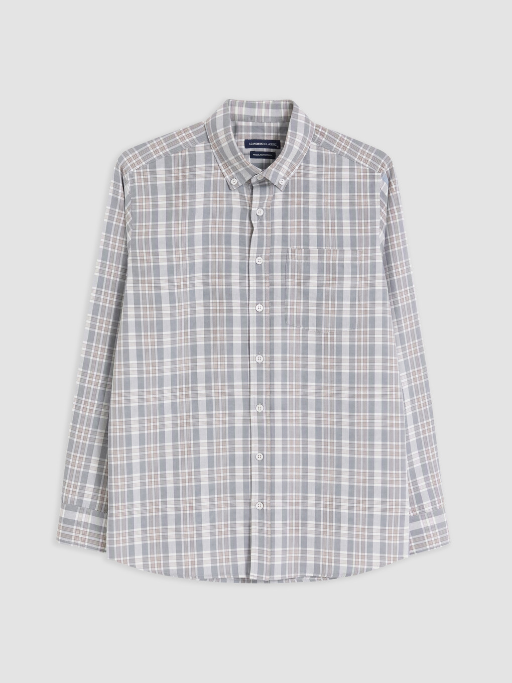 Regular Fit Plaid Shirt